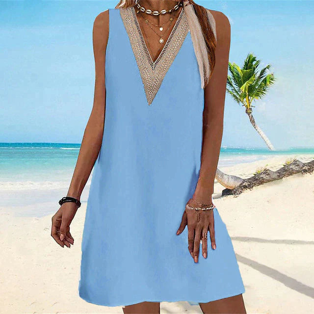Elegantes Lena Westenkleid mit V-Ausschnitt