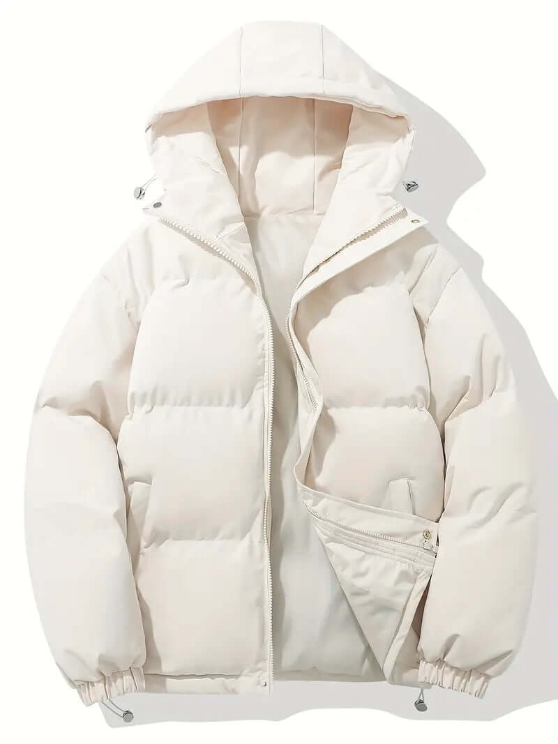 ModeGeist | Stylische Kapuzen-Pufferjacke für Frauen