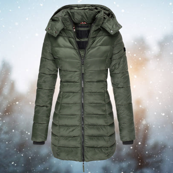 ModeGeist | Warme und Stilvolle Schwarze Pufferjacke für Damen Bequeme Passform
