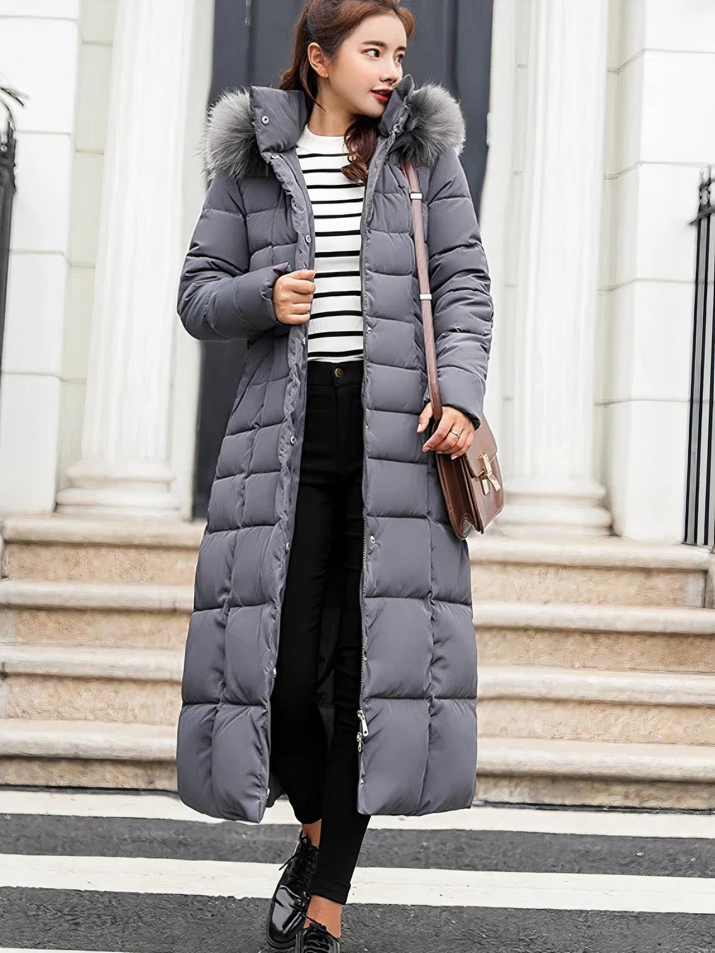 Warmer Damen-Wintermantel Estella