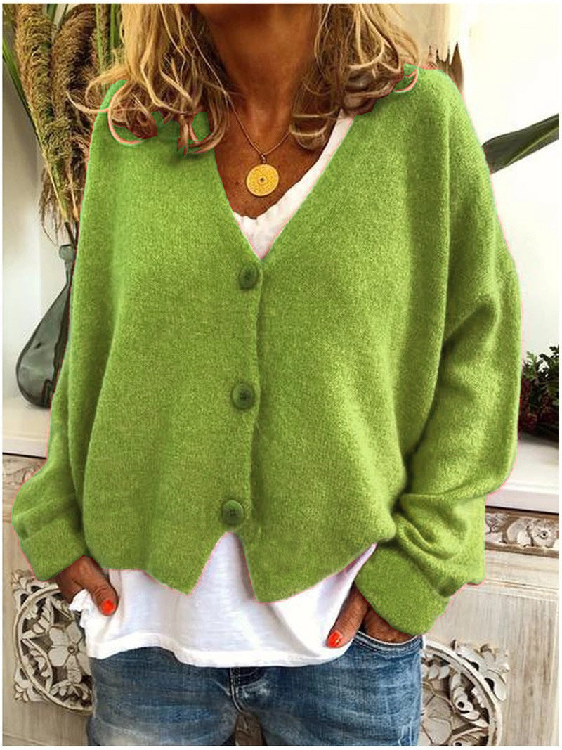 MODEGEIST Damen Cardigan Warm Vielseitig Gemütlich Weich Layering