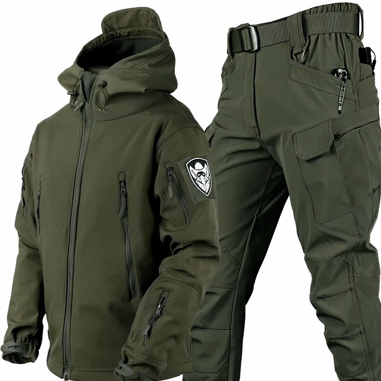 ModeGeist | Militärjacke und Hose Set