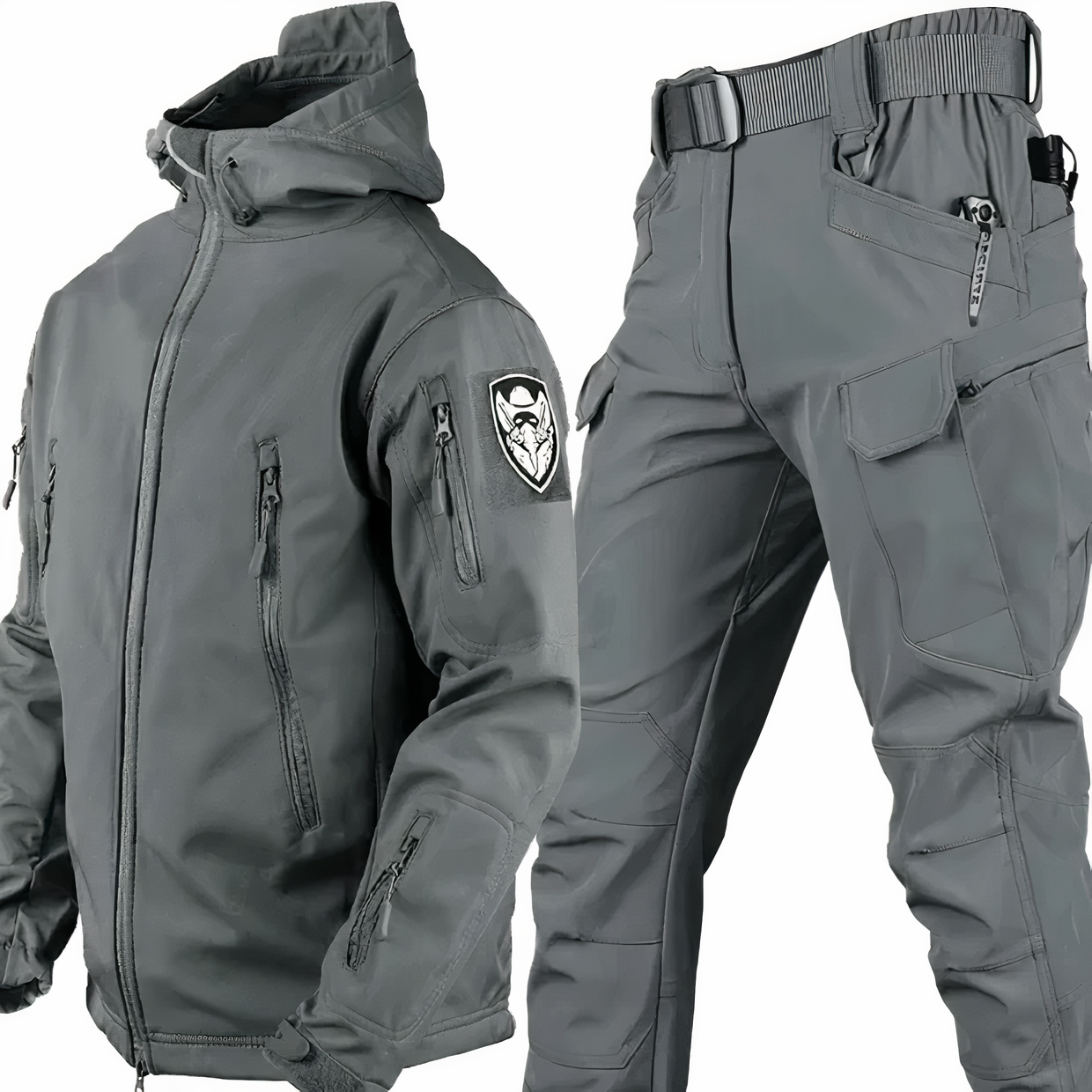 ModeGeist | Militärjacke und Hose Set