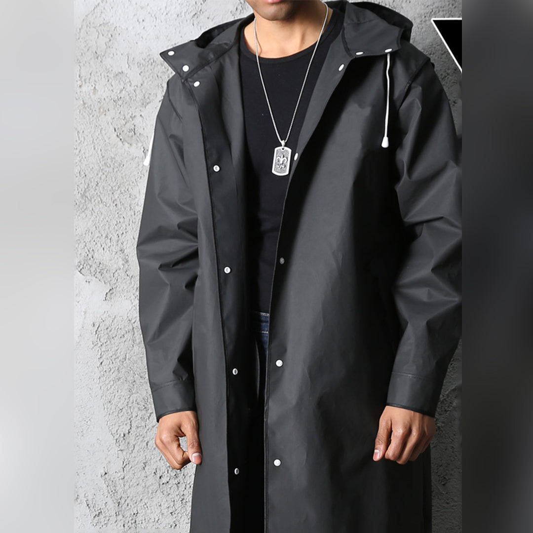 ModeGeist | Herren Regenjacke mit Kapuze