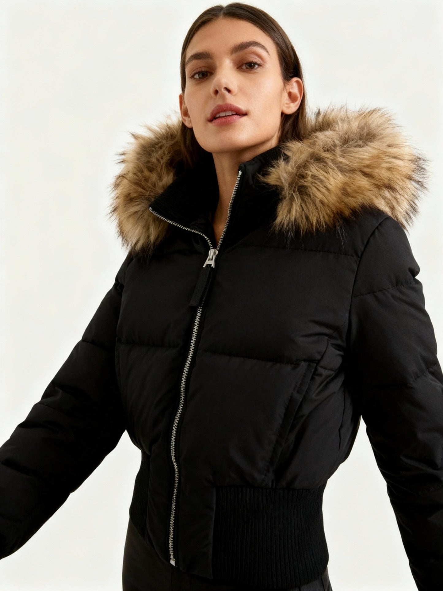 Damen Gestepptes Winterjacke – Warm, Leicht & Mit Abnehmbarer Kapuze | ModeGeist