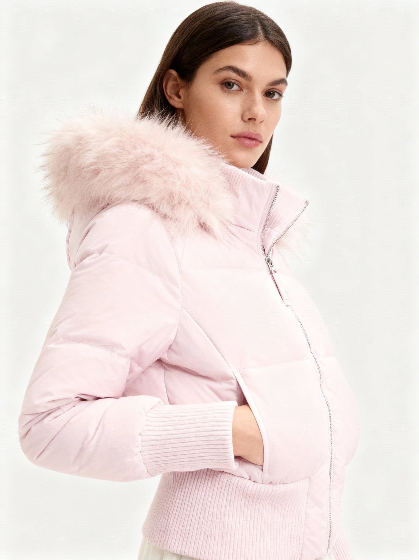 Damen Gestepptes Winterjacke – Warm, Leicht & Mit Abnehmbarer Kapuze | ModeGeist