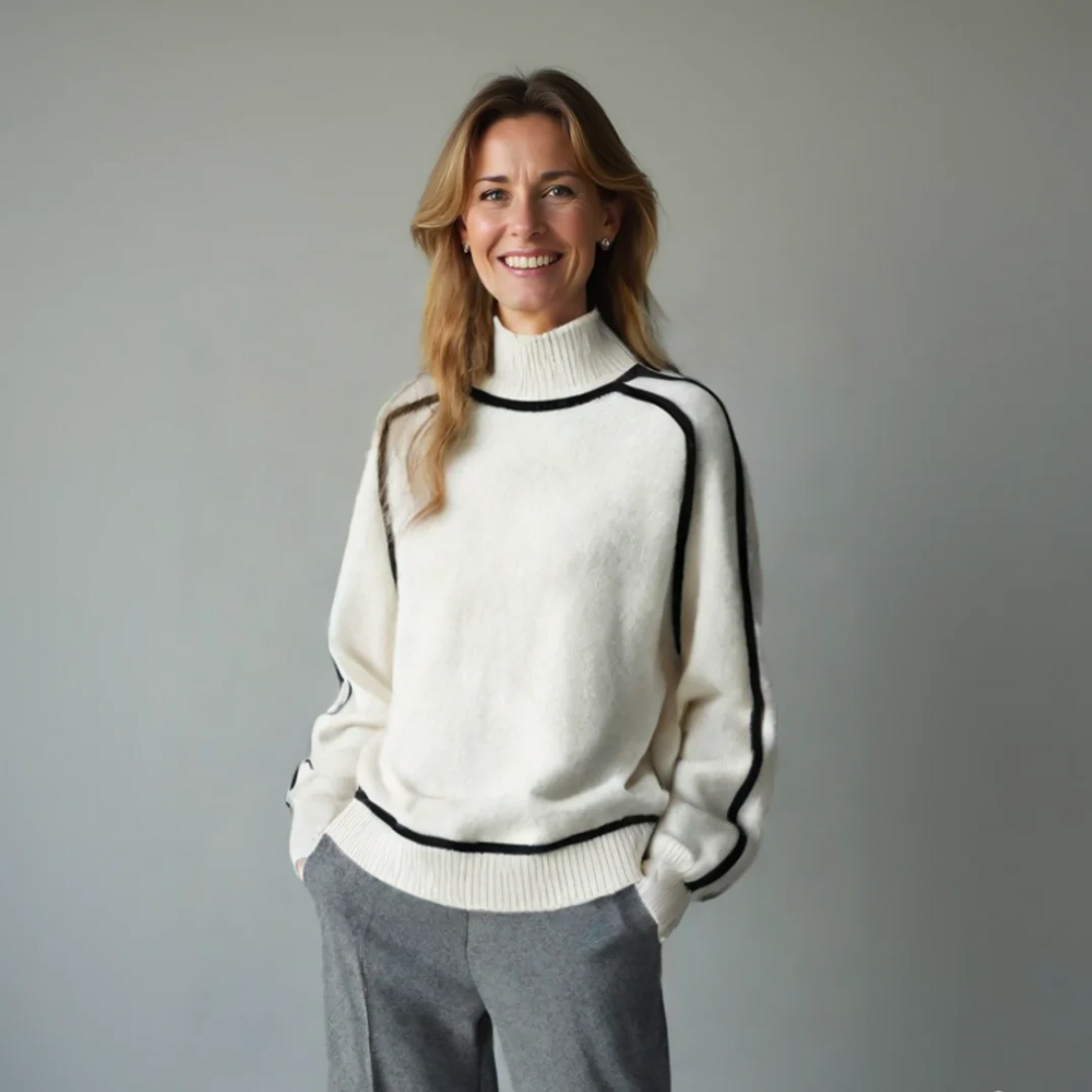 MODEGEIST Damen Rollkragenpullover weich klassisch nachhaltig