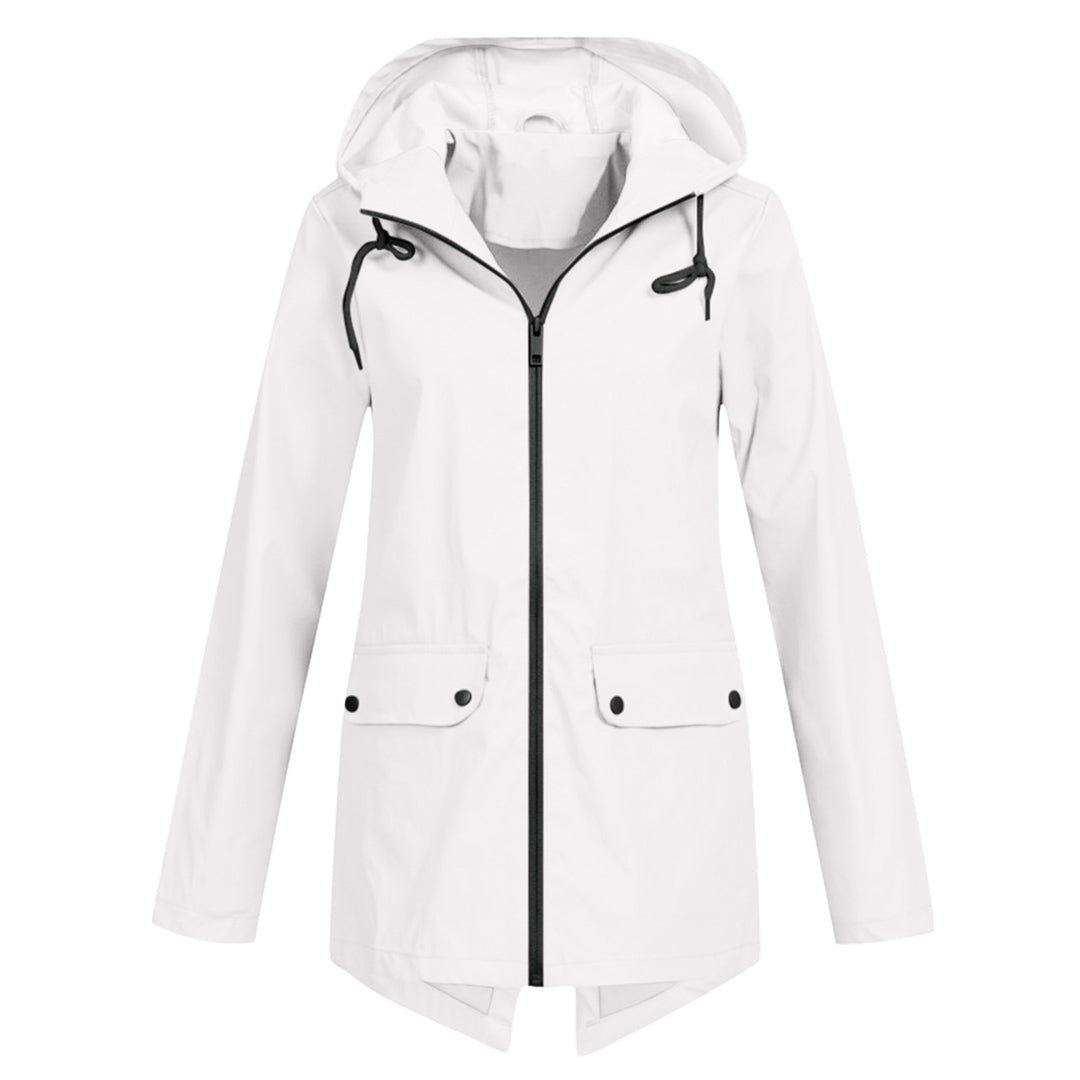 ModeGeist | Regenjacke mit Kapuze für Damen