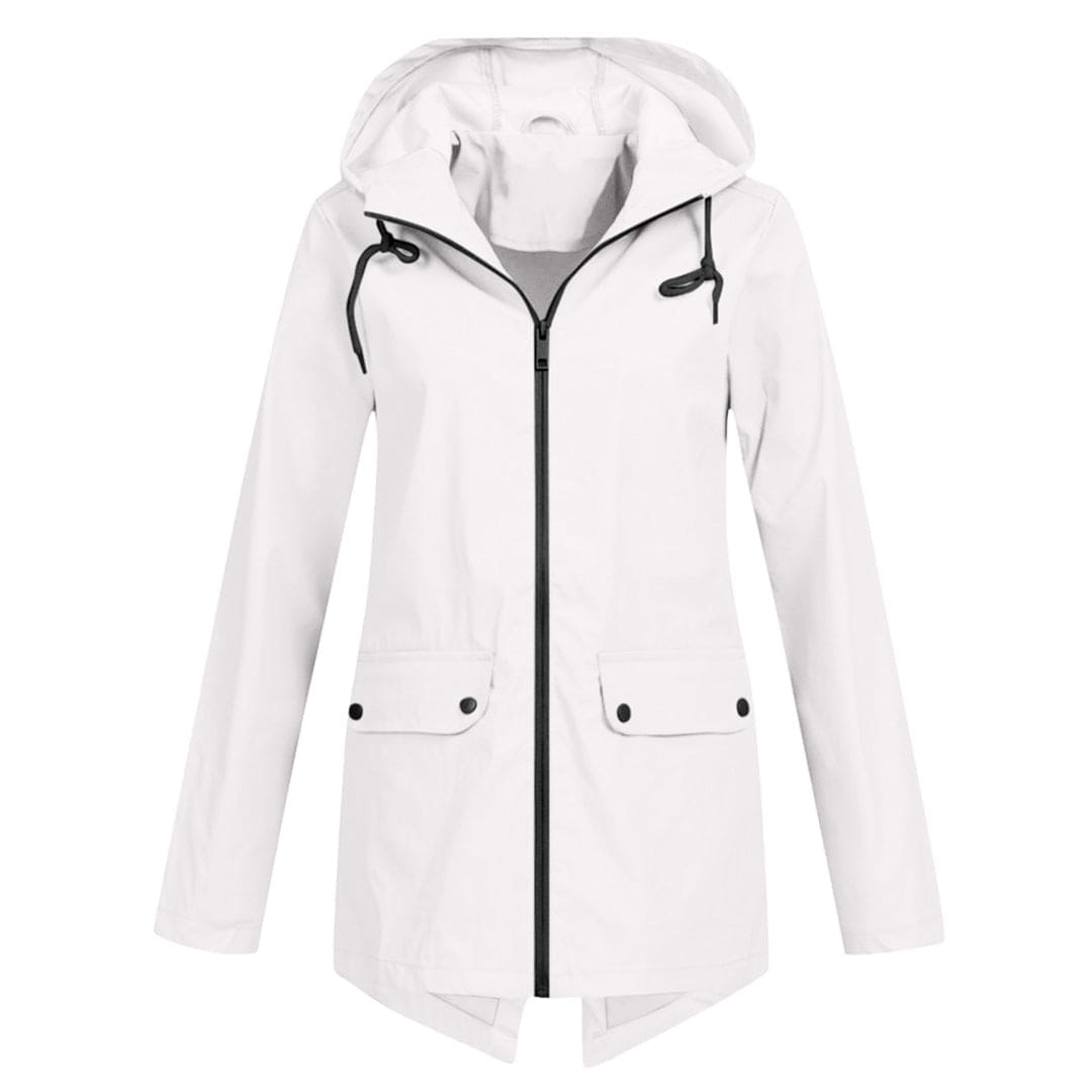ModeGeist | Kapuzen Regenjacke Wasserdicht