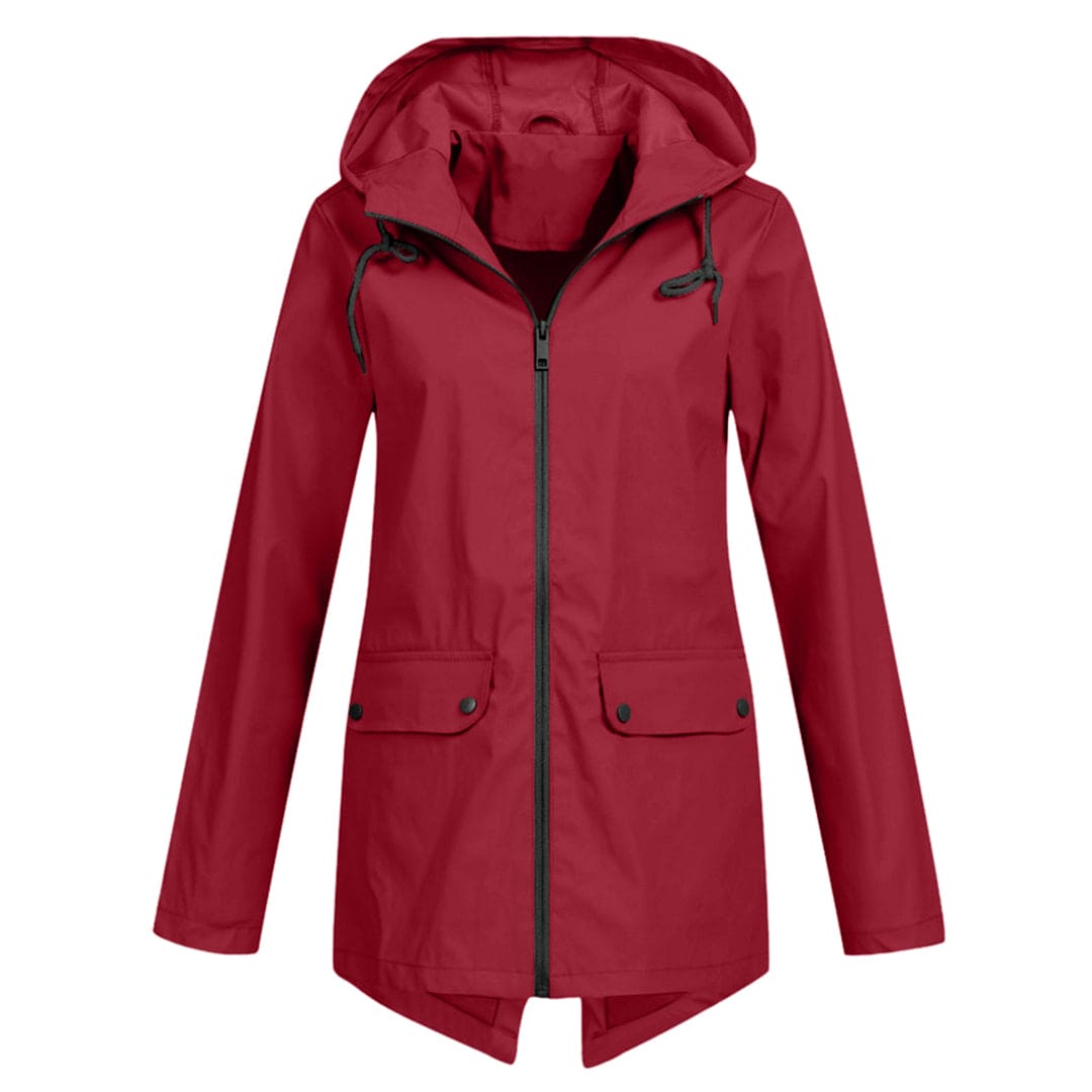ModeGeist | Kapuzen Regenjacke Wasserdicht