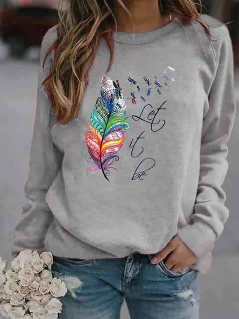 ModeGeist | Bedruckter Winterpullover