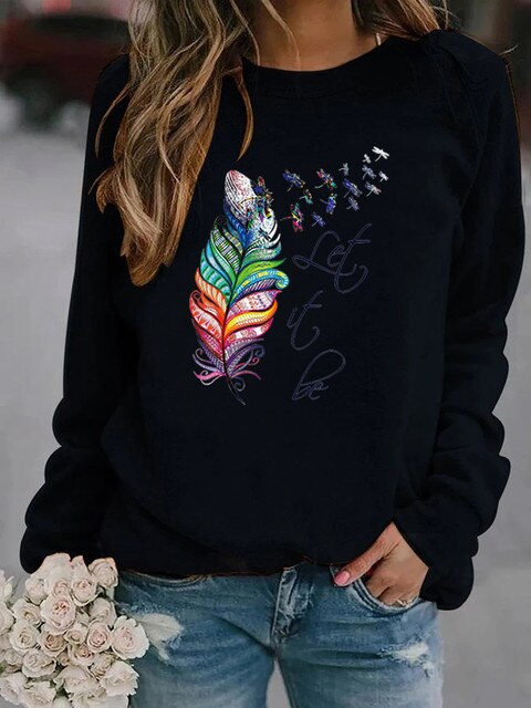 ModeGeist | Bedruckter Winterpullover
