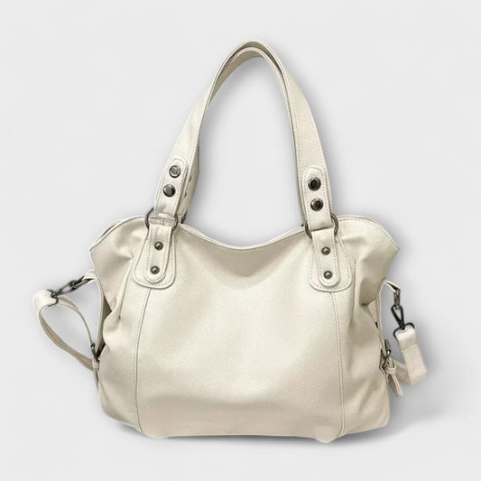 MODEGEIST Damen Schultertasche Elegant Braun Vielseitig