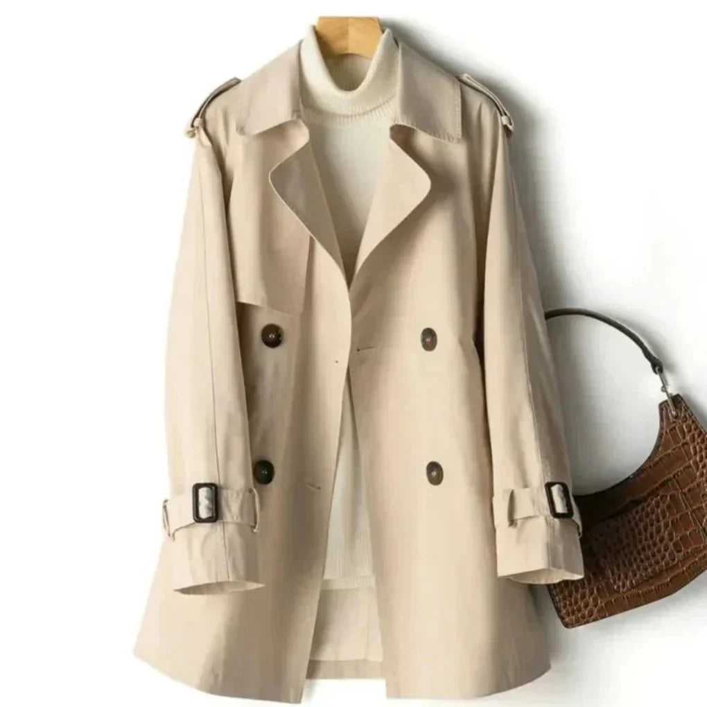 ModeGeist | Doppelbreasted-Trenchcoat für Damen