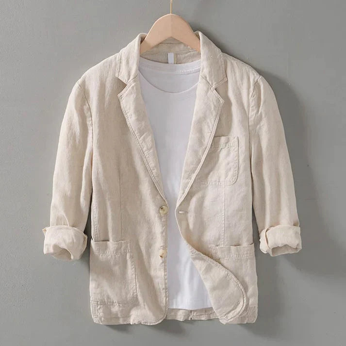ModeGeist | Leichter Leinen Blazer