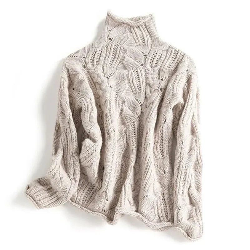 Eleganter Damenpullover aus feinstem Kaschmir - Premium Qualität