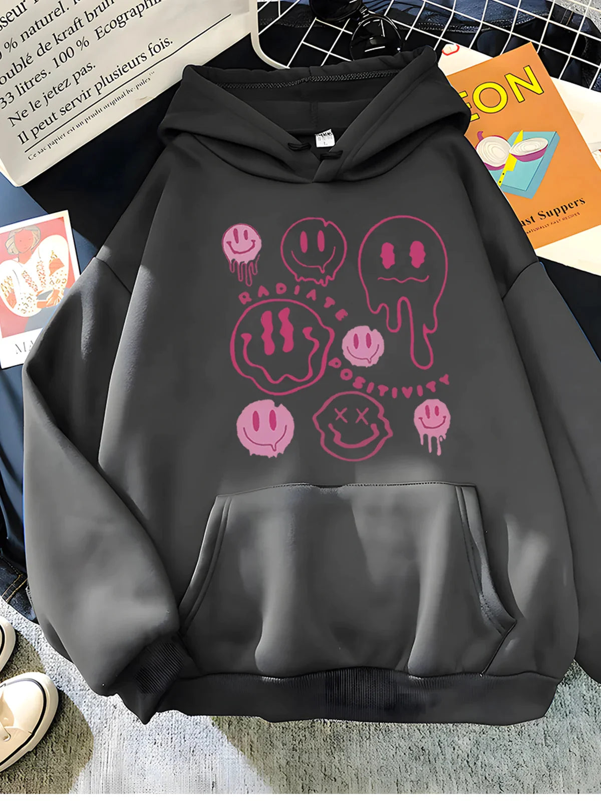 Hoodie mit lustigem Grafik-Design - Gia