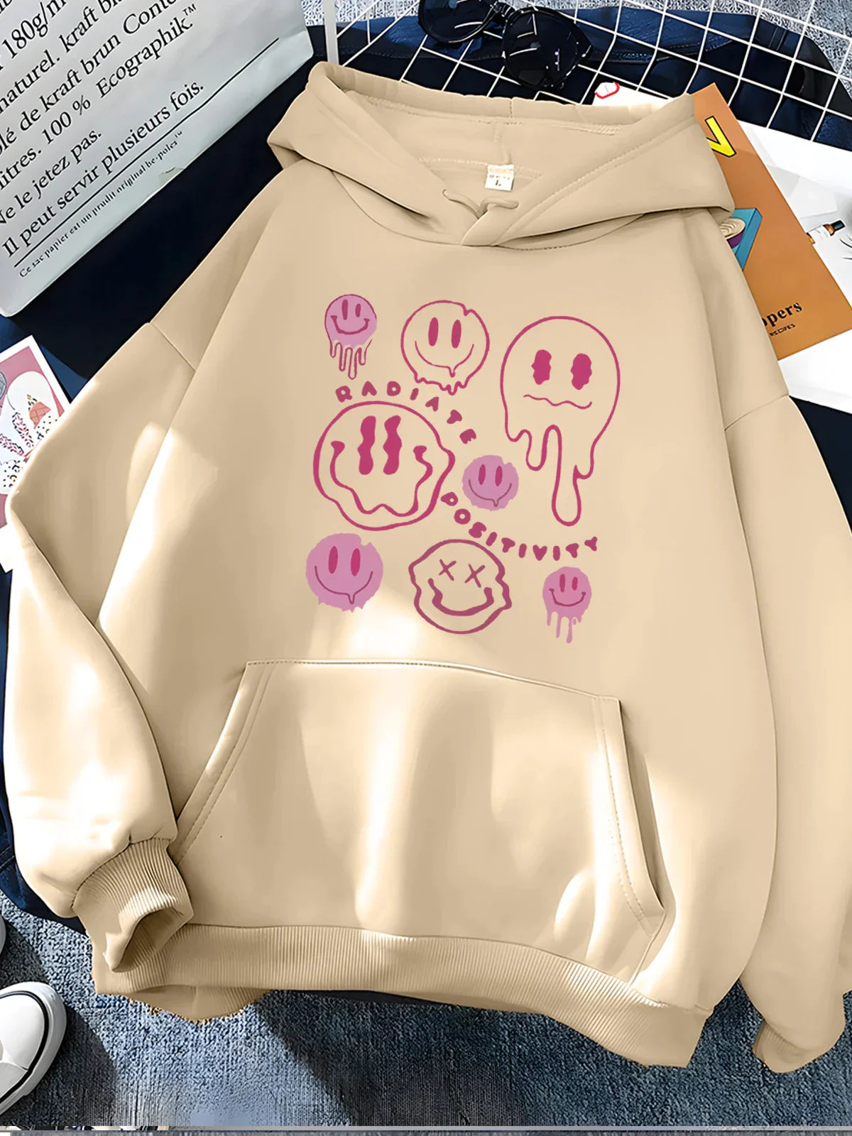 Hoodie mit lustigem Grafik-Design - Gia