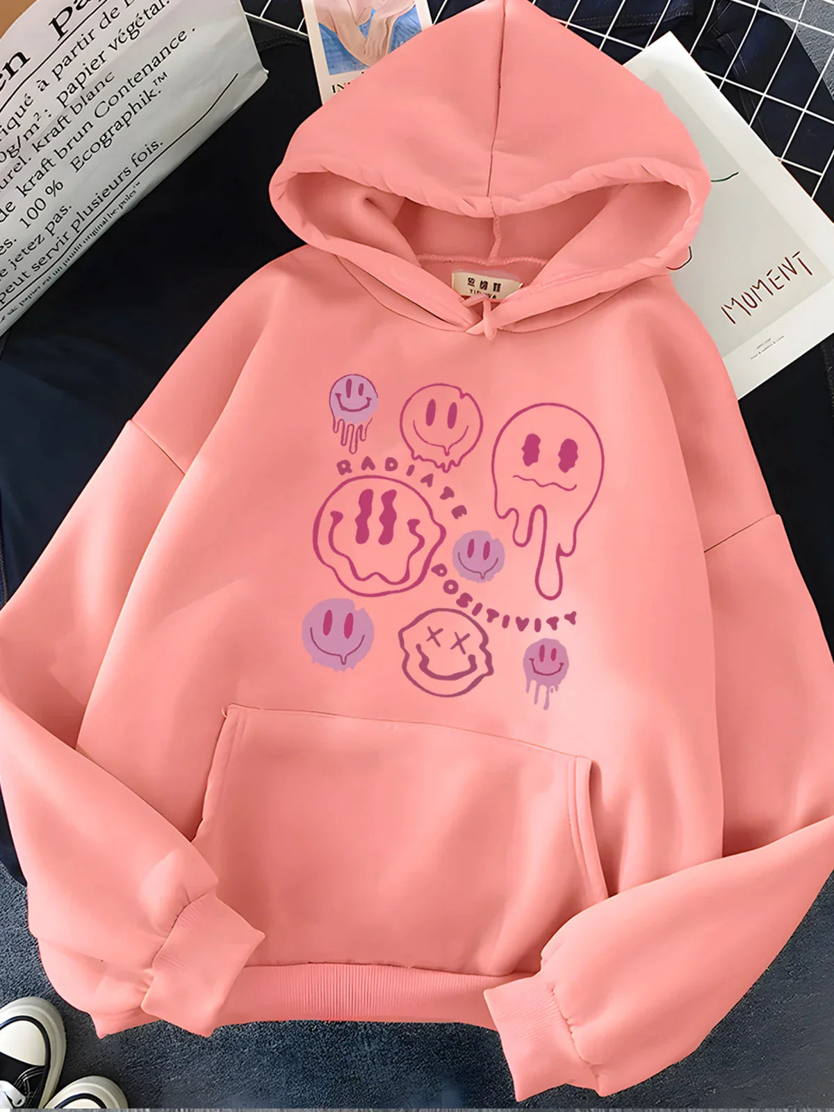 Hoodie mit lustigem Grafik-Design - Gia