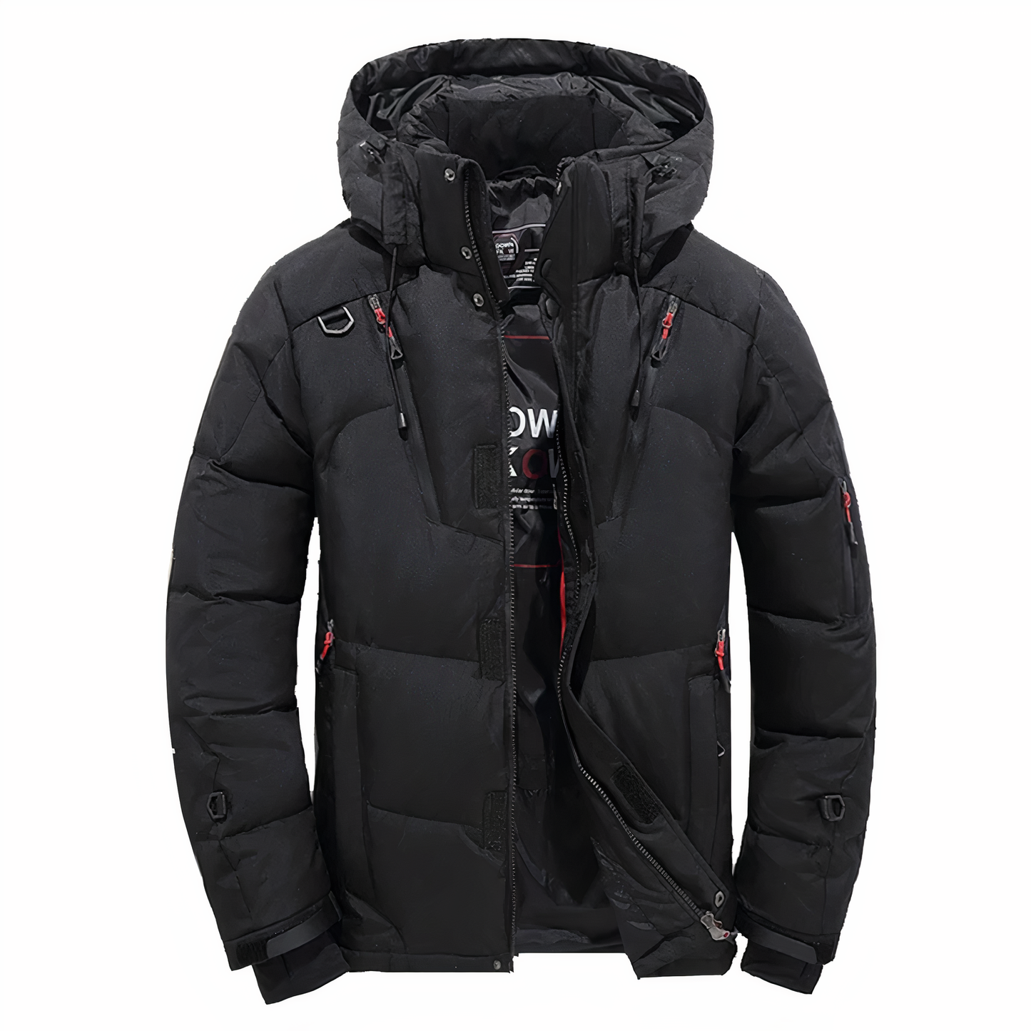Herren Winterjacke Premium Qualität, abnehmbare Kapuze - Goose