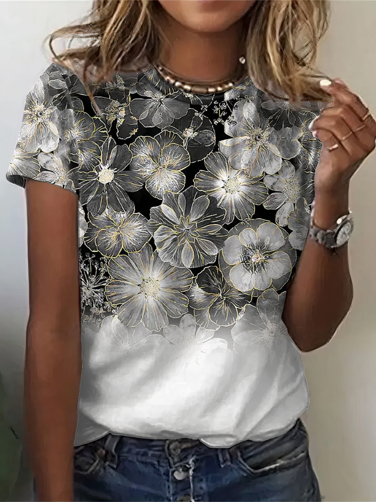 Angenehmes Damen-Sommer-T-Shirt - Gretel
