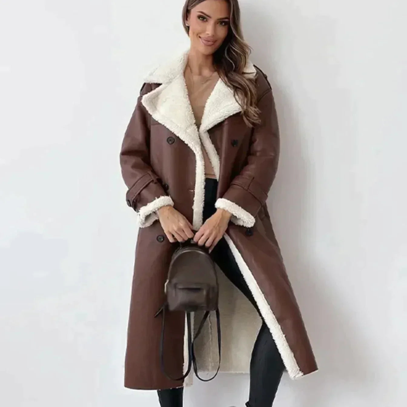 ModeGeist | Lederjacke mit Gürtel
