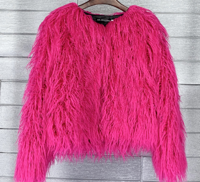 Luxus Boho Kunstfellmantel aus Georgia