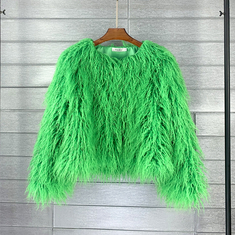 Luxus Boho Kunstfellmantel aus Georgia
