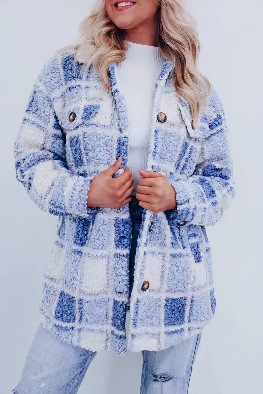 ModeGeist | Eleganter Warmer und Bequemer Damenmantel Aus Fleece