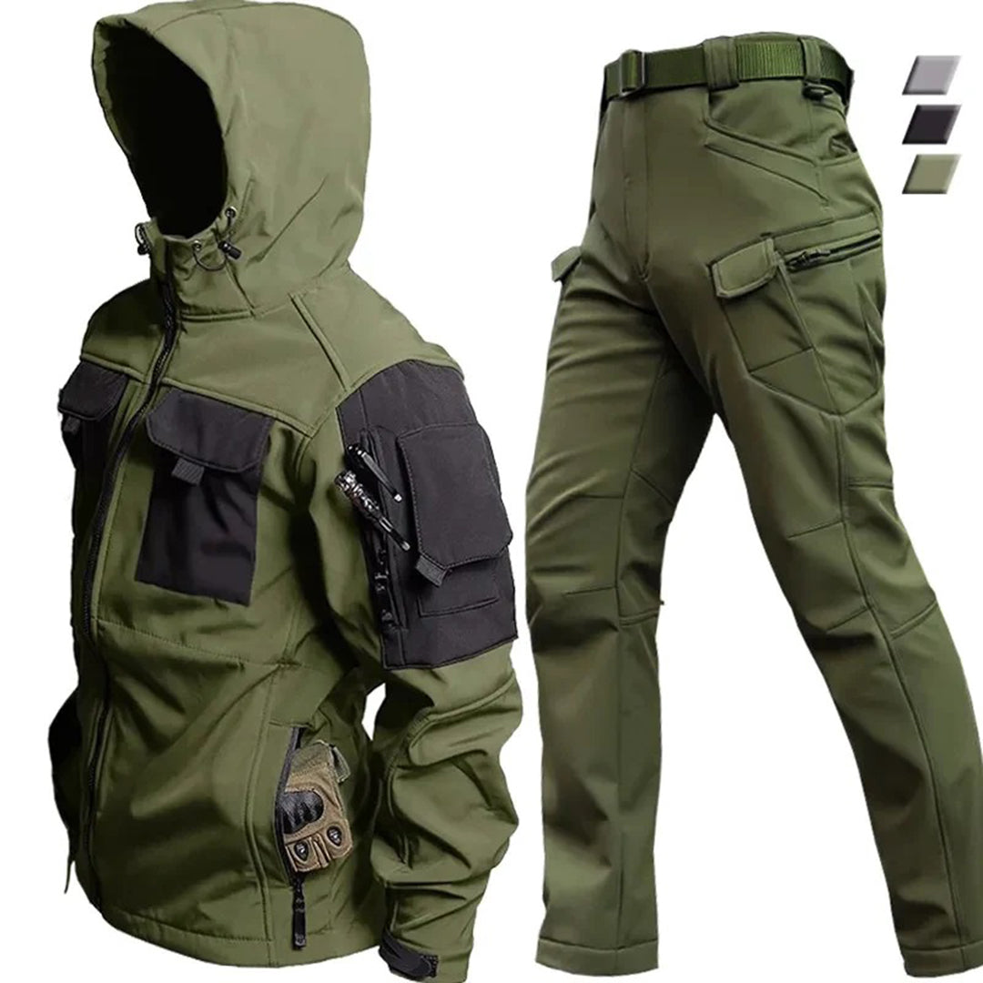 ModeGeist | Kapuzenjacke und Cargo-Hosen-Set