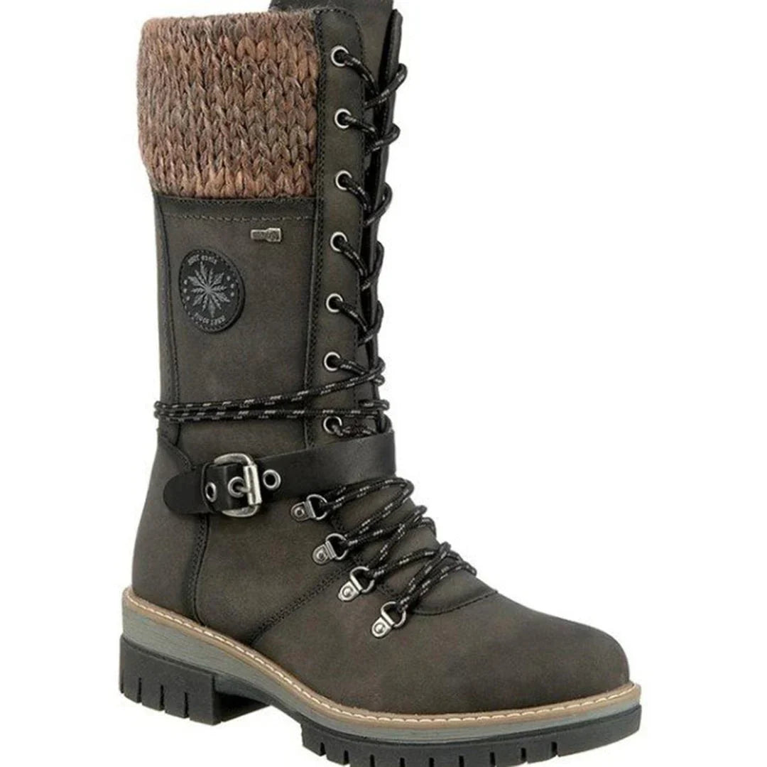 Warme, wasserdichte und rutschfeste orthopädische Winterstiefel für Damen