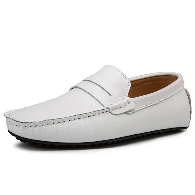 Herrenslippons aus Leder von Stolz Schuhe im klassischen Stil