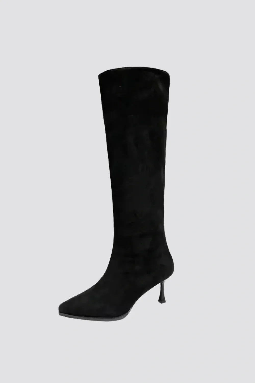 ModeGeist | Elegante Damen Kniehohe Stiefel mit Hohem Absatz