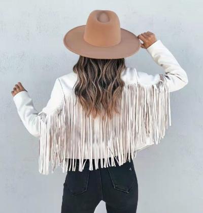 ModeGeist | Trendy Fransenjacke für Frauen