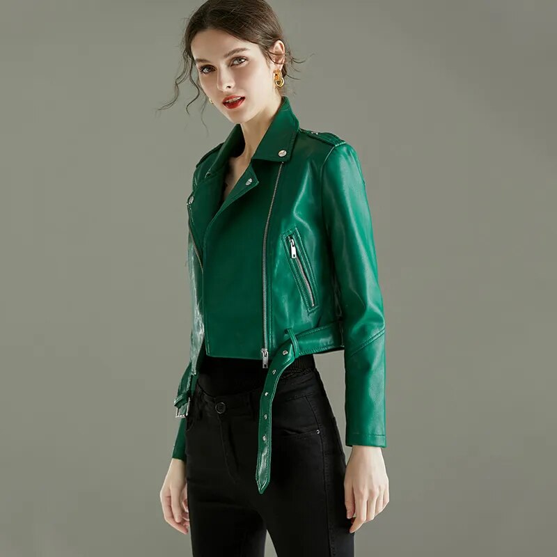 ModeGeist | Leder Damenjacke