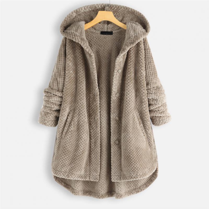 Fleece Jacket with Hood by Fudus