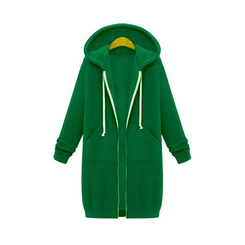 ModeGeist | Schicke lange Sweatshirtjacke