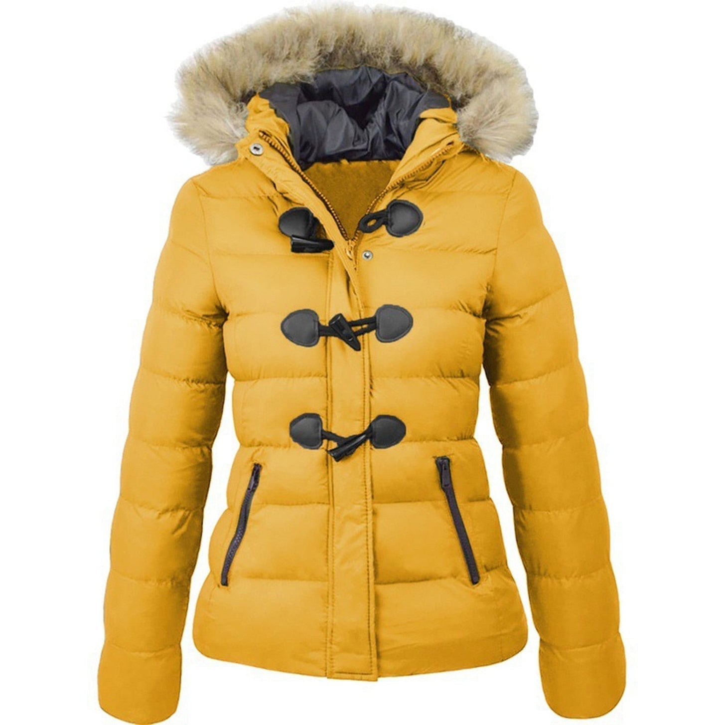 ModeGeist | Winterjacke mit Kragen für Damen