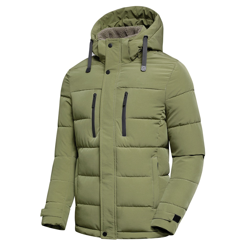 Herren-Steppjacke mit Fleecefutter