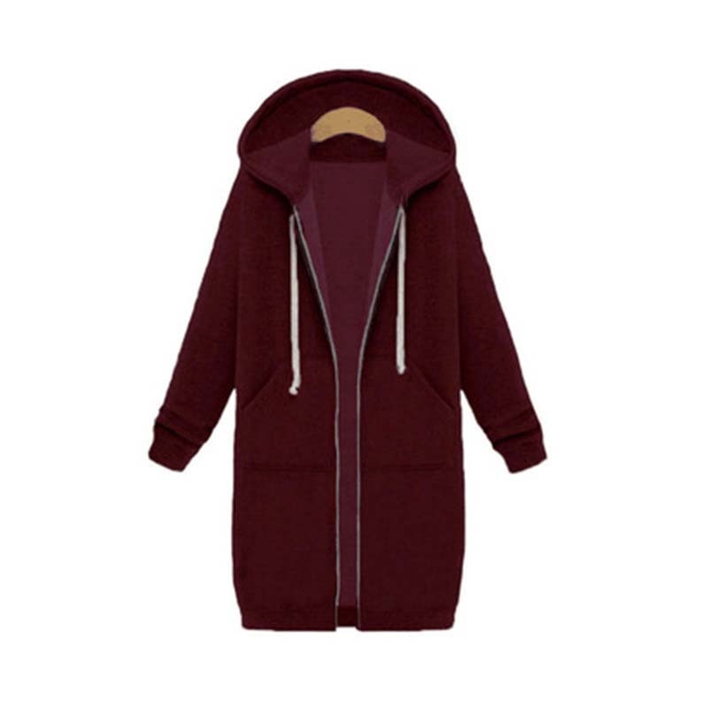 ModeGeist | Schicke lange Sweatshirtjacke