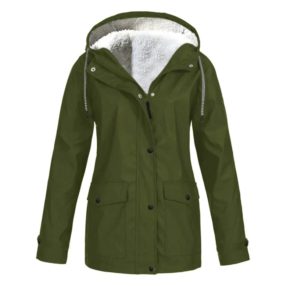 ModeGeist | Regenjacke für Damen Warm
