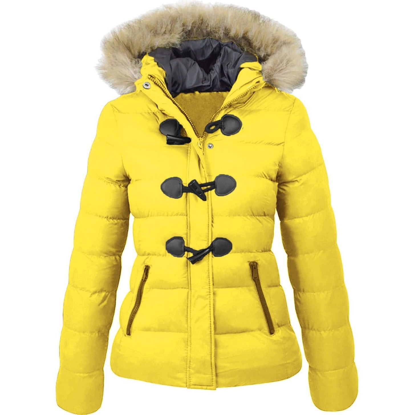 ModeGeist | Winterjacke mit Kragen für Damen