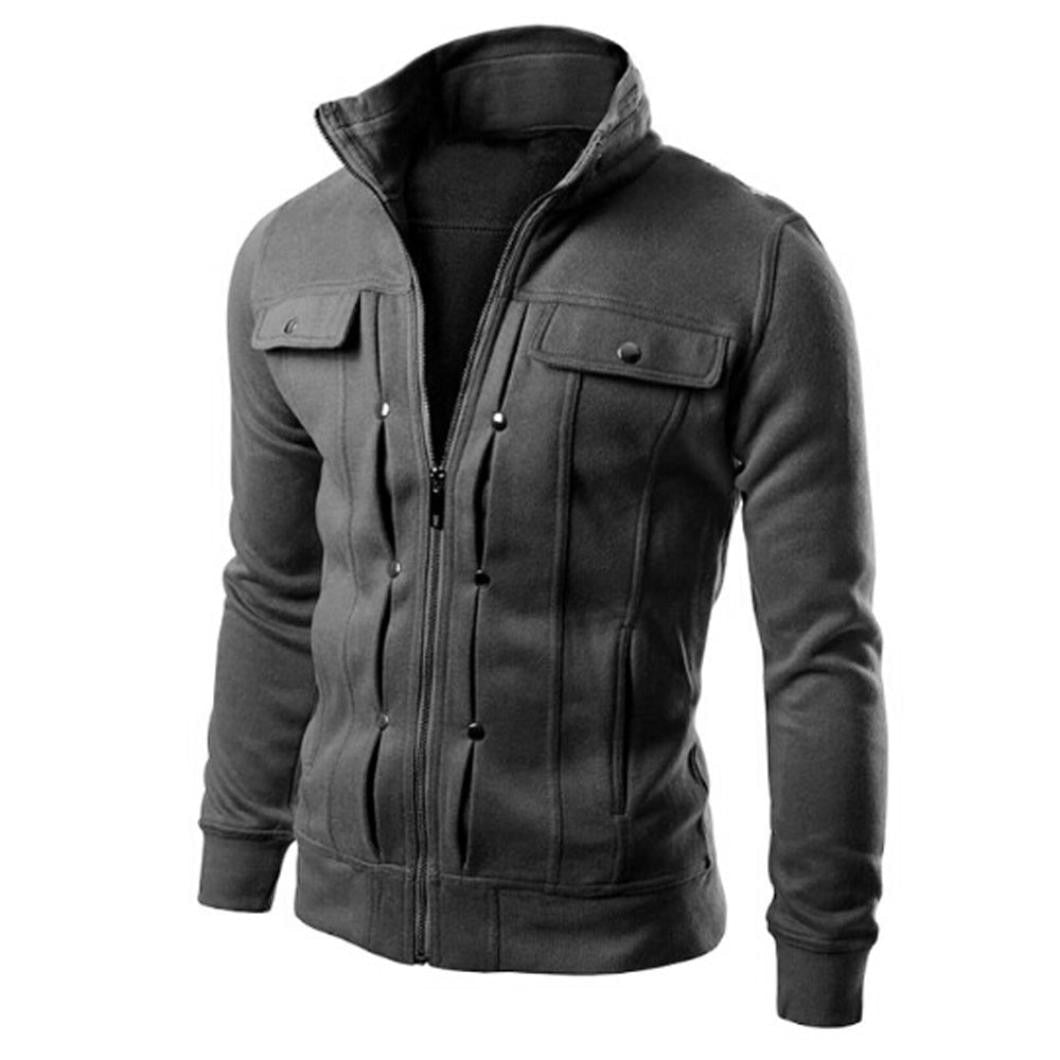 Edle Herrenjacke mit Reißverschluss – Gerod
