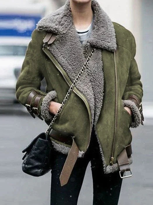 ModeGeist | Leder Schnallenjacke