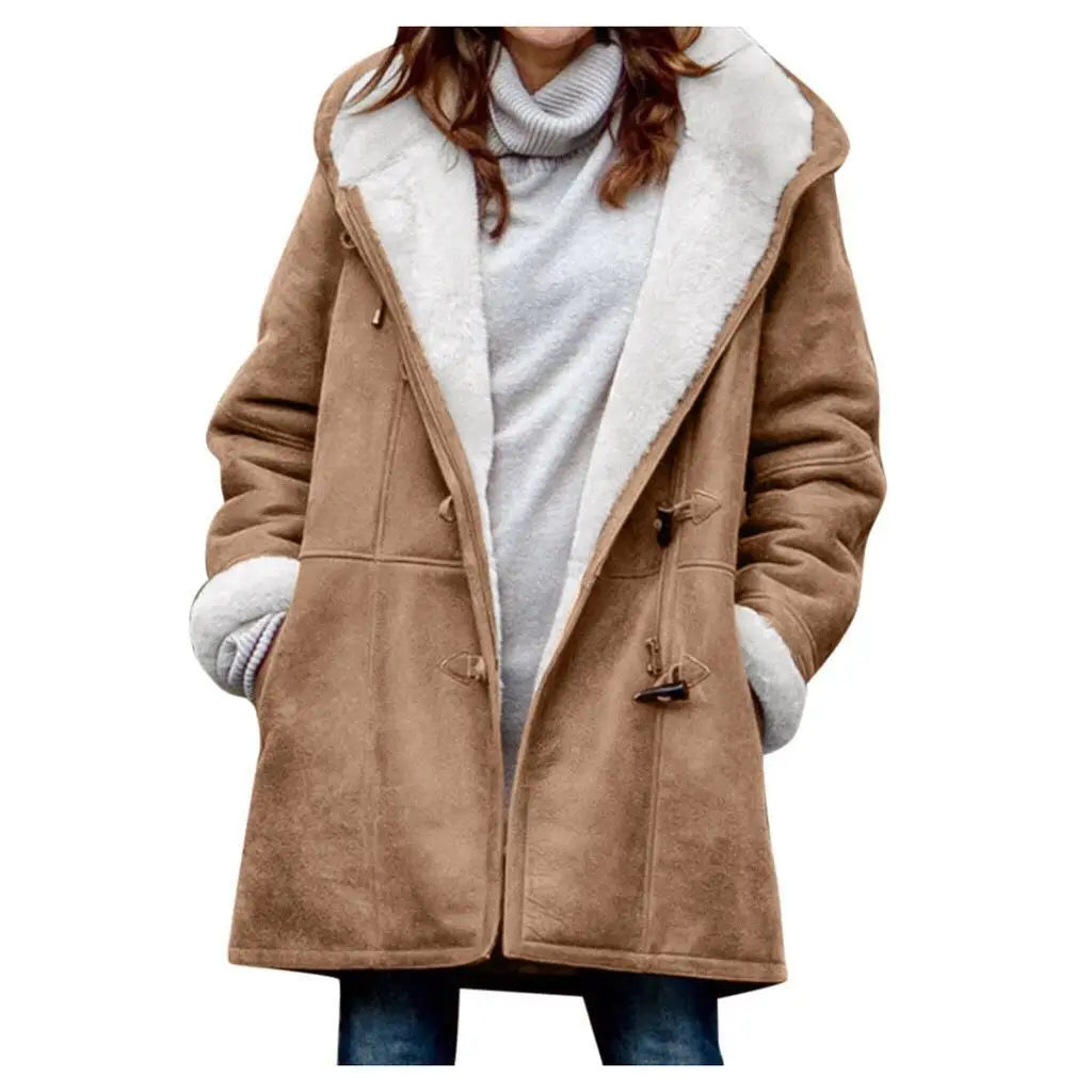 ModeGeist | Fleece - Wildlederjacke