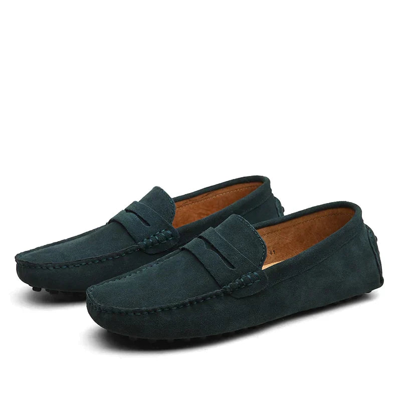 Italienische Wildleder-Loafer von HUGO