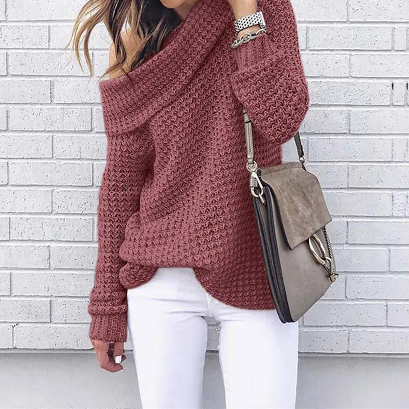 ModeGeist | Fall Off Shoulder Pullover