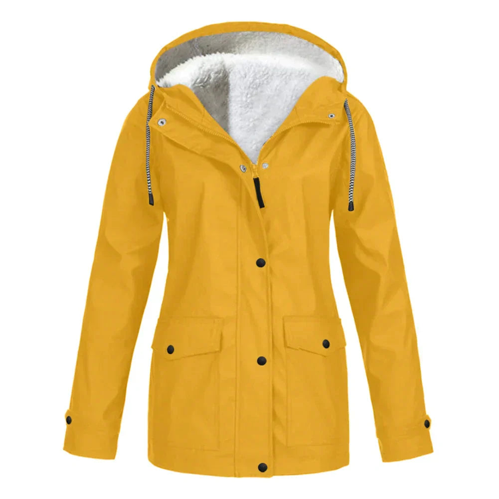 ModeGeist | Regenjacke für Damen Warm