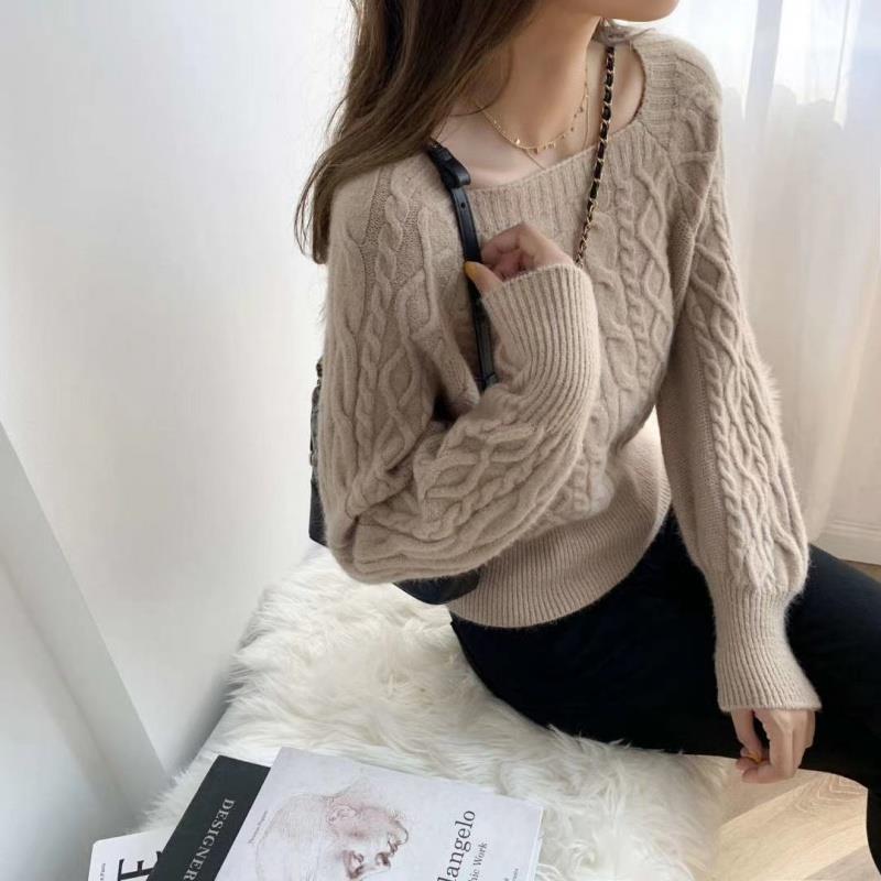 Luna Pullover mit quadratischem Hals