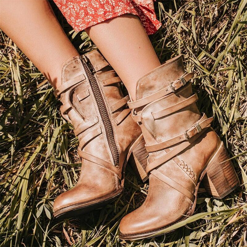 ModeGeist | Winter Damen Lederstiefel